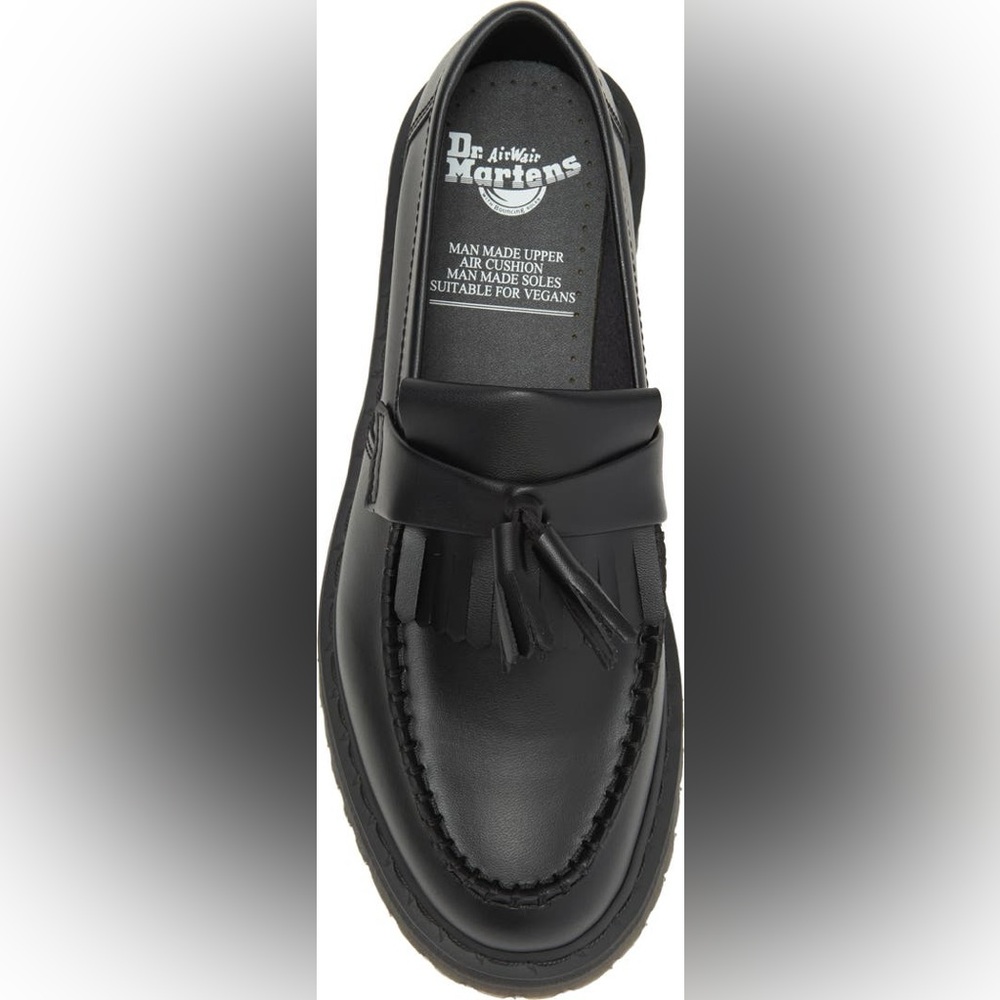 NWOB Dr. Martin Black Adrian Quad Tassel Loafer Size: 8 - Picture 5 of 6